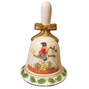 Flambro Vintage Child Rocking Horse Toys Gifts Presents Christmas Holiday Bell
